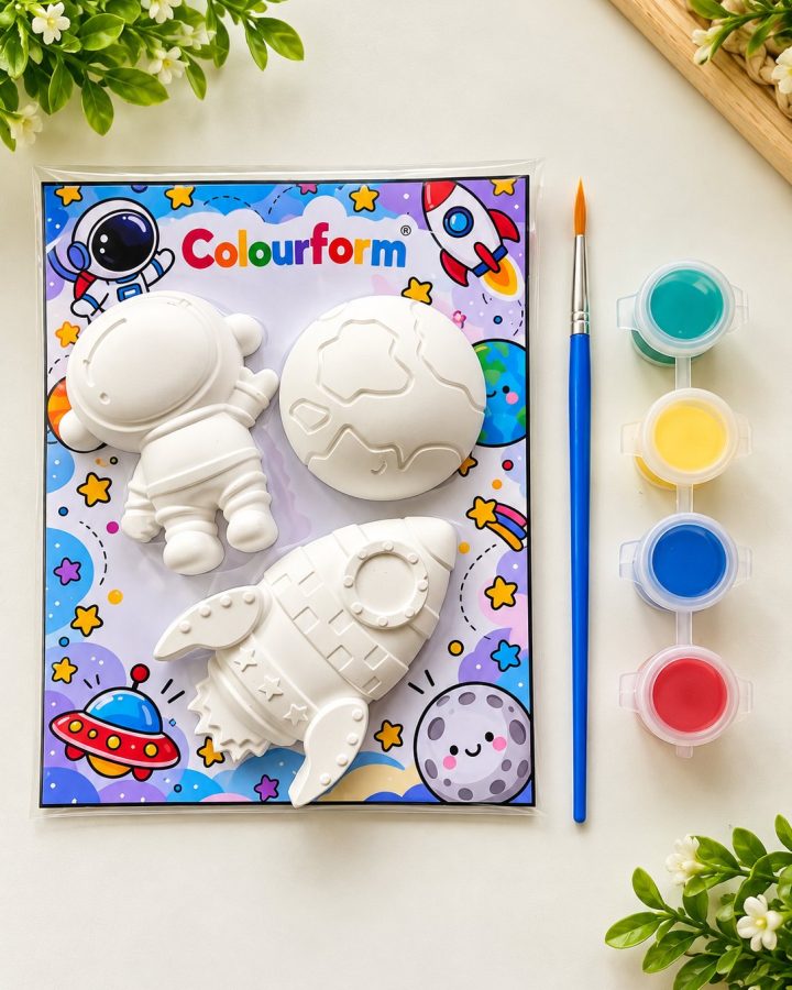Space Adventure Magnet Kit (paint-your-own plaster kit)