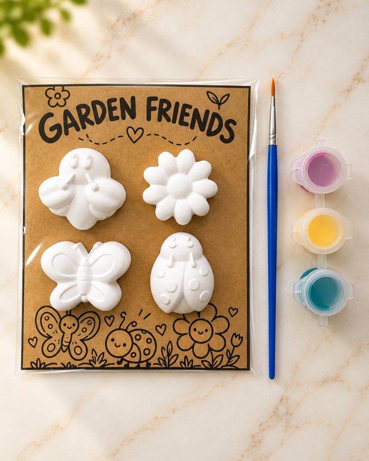 Garden Friends Party Pack (paint-your-own plaster party pack)