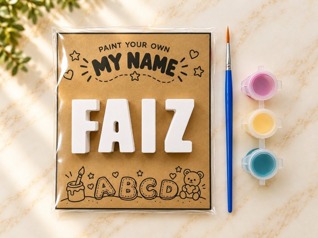 Paint Your Own Name Party Pack
